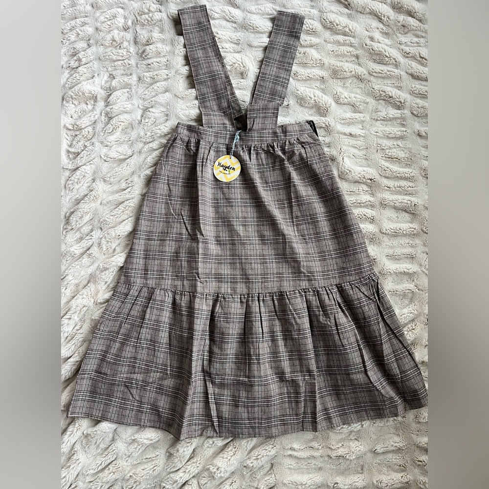 Hayden High Waisted Suspender Strap Skirt Size Small